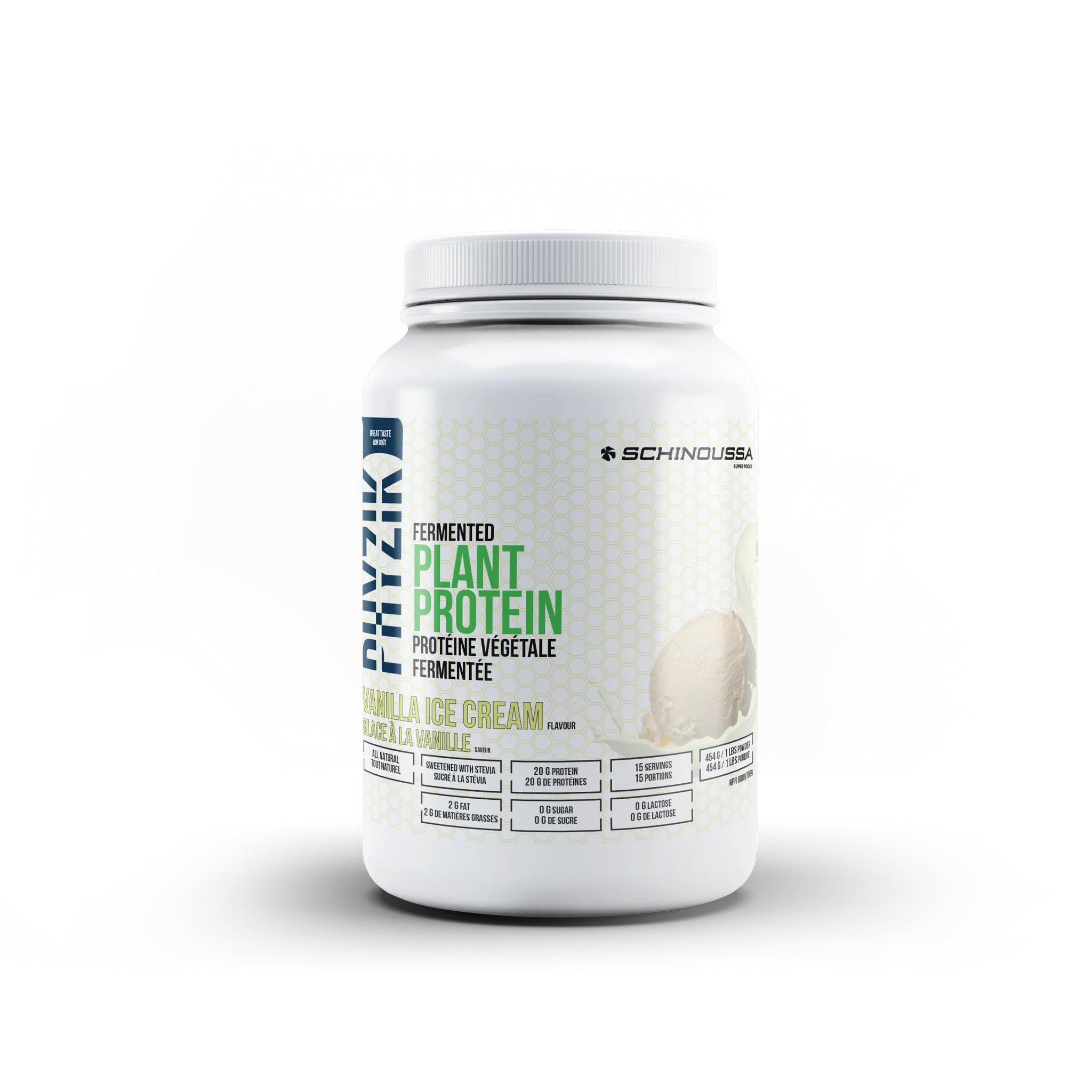 Schinoussa Protein Powder Vanilla Ice Cream