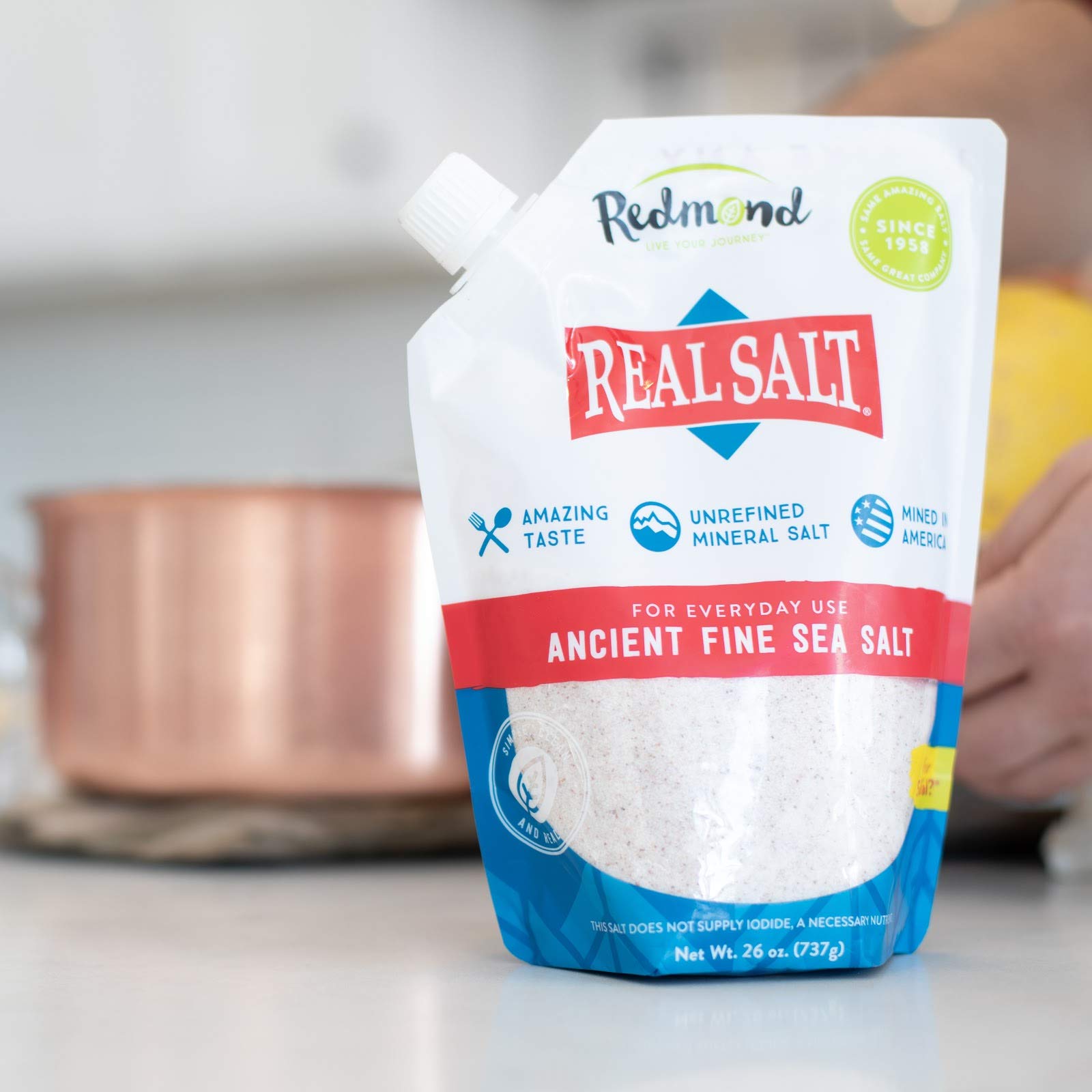 REAL SALT PKG 26 OZ