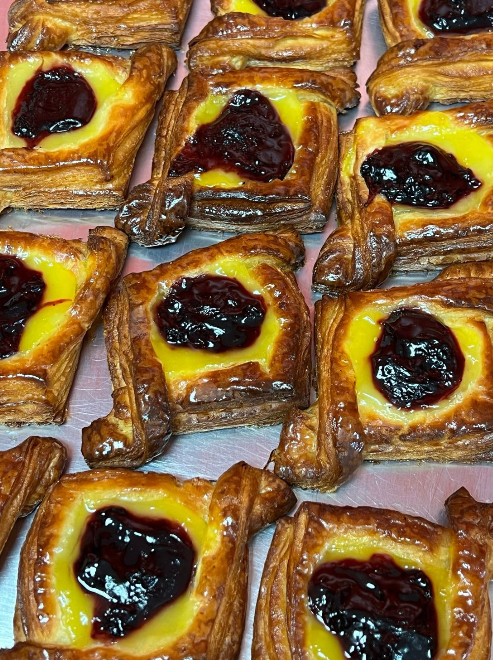 CHOKO MOCKO Raspberry Custard Danish