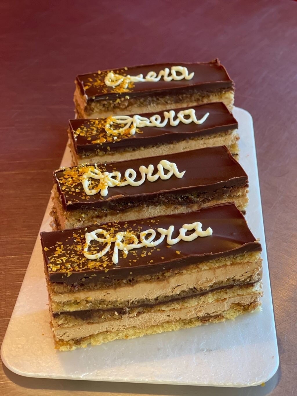 Choko Mocko Opera Cake Slice