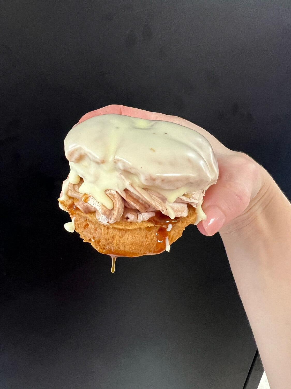 CHOKO MOCKO Caramel Cream Puff Donut