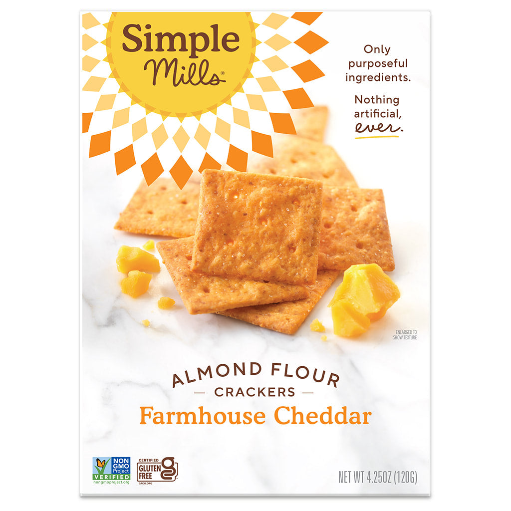 SIMPLE MILLS CRACKERS CHEDDAR