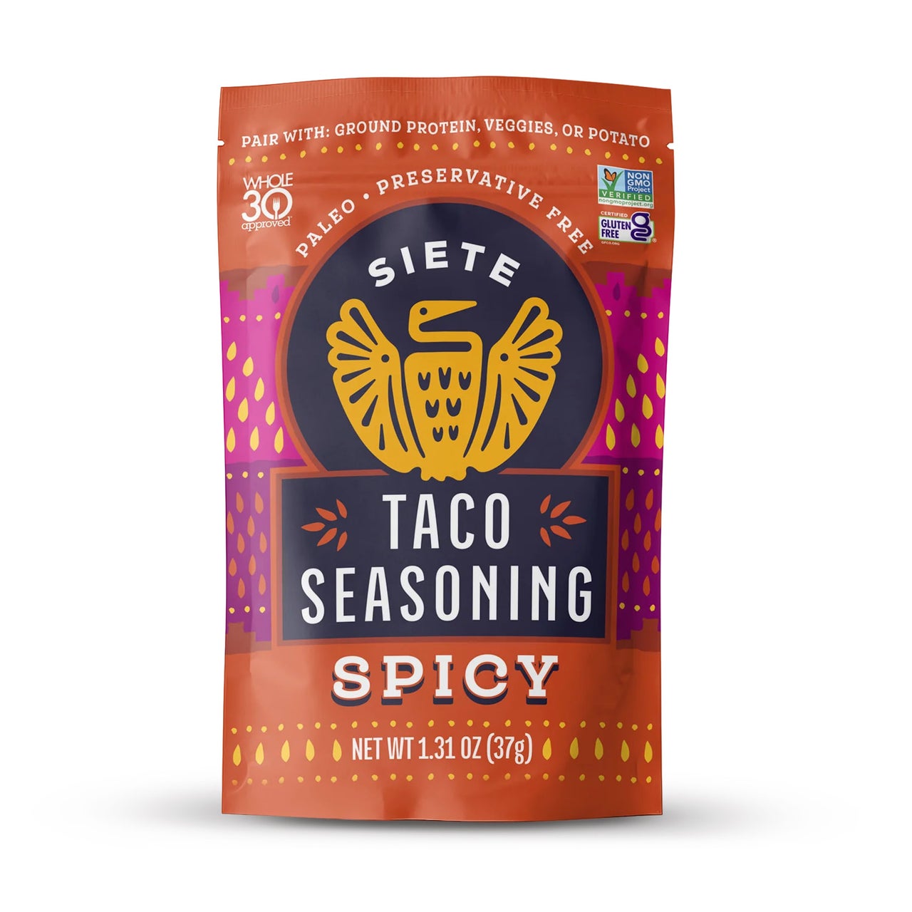 SIETE TACO SEASONING HOT
