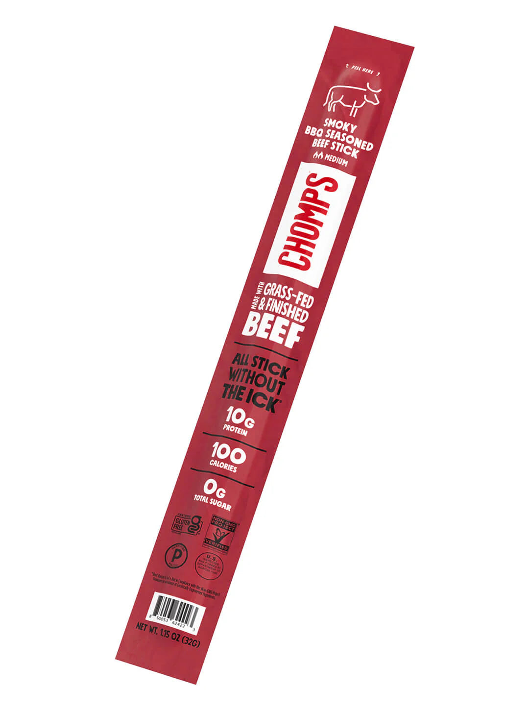 CHOMPS Beef Stick Smoky BBQ