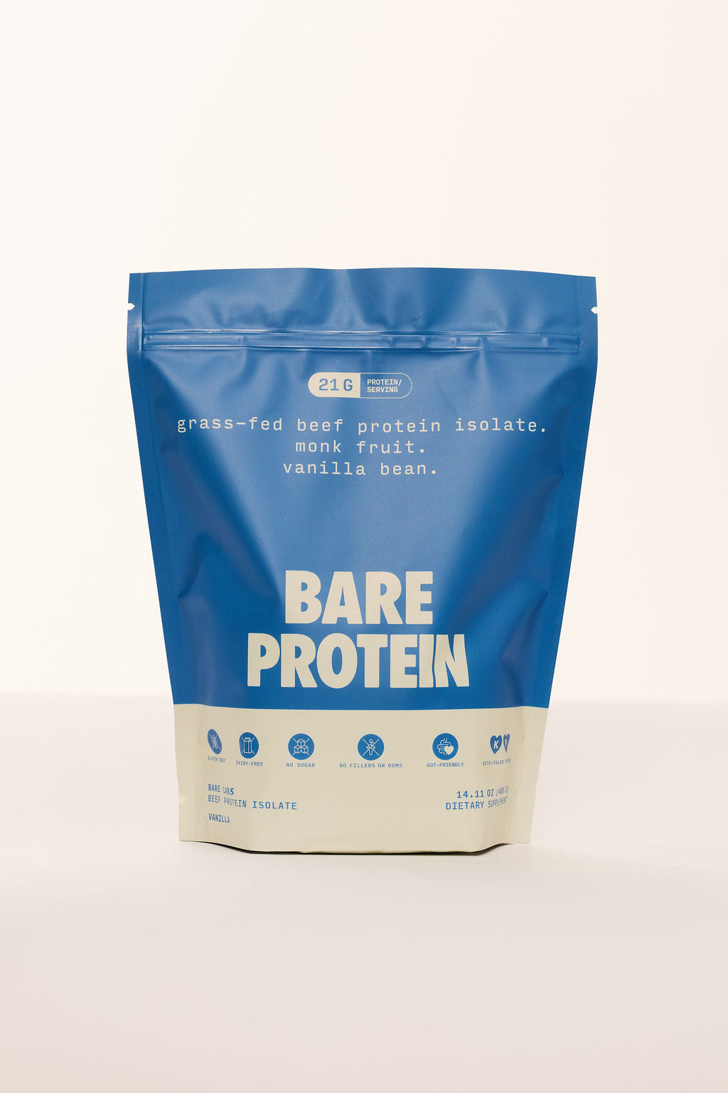 Bare Beef Isolate Protein Powder Vanilla